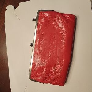 Elegant CORAL Leather Wallet